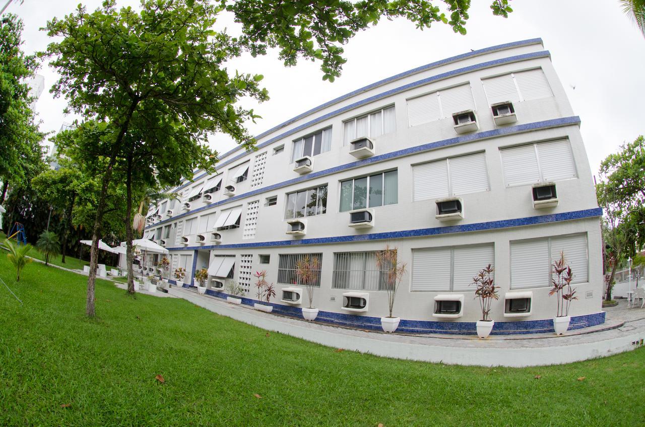Apto com Ar condicionado a 200 m da praia - atrás do Shopping Enseada Guarujá Exterior foto