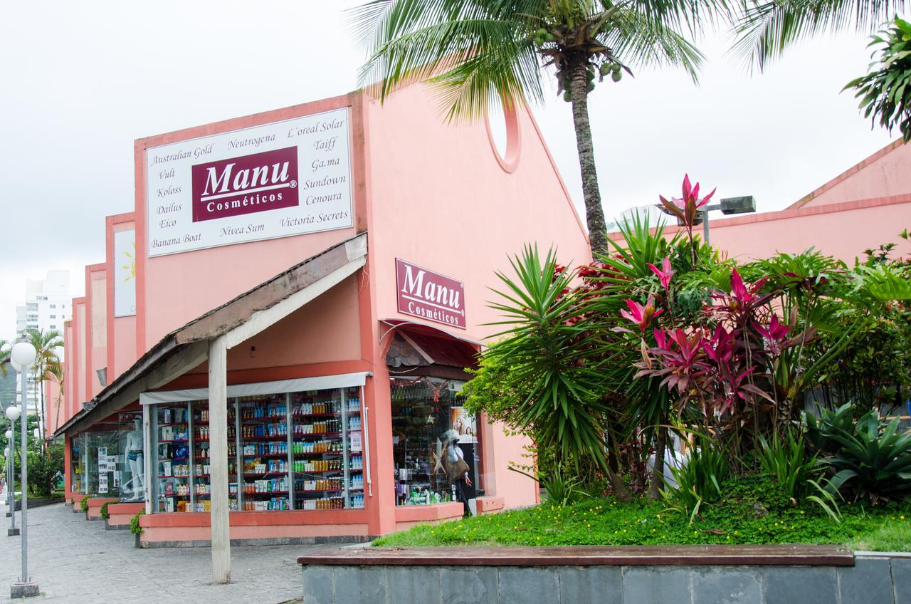 Apto com Ar condicionado a 200 m da praia - atrás do Shopping Enseada Guarujá Exterior foto